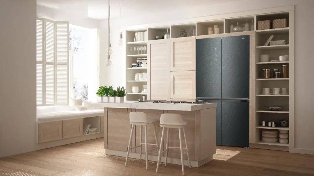 然心动的厨房美学之美式复古风pg试玩容声冰箱令人“烹”(图3)